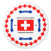 Switzerland  セラミックノブ (正面)