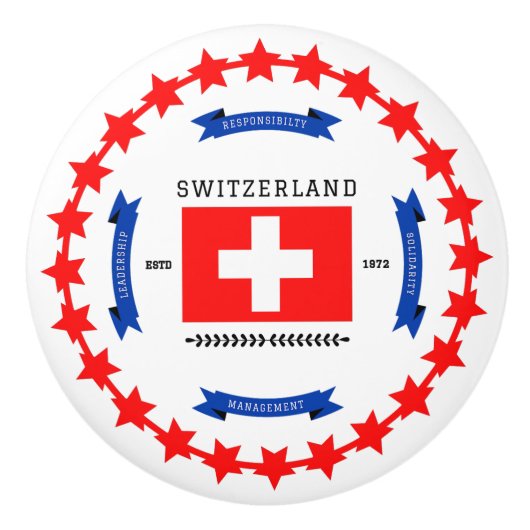 Switzerland  セラミックノブ (正面)