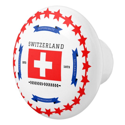 Switzerland  セラミックノブ (右)