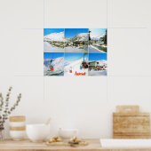 Switzerland,  Andermatt winter ski resort ポスター (キッチン)