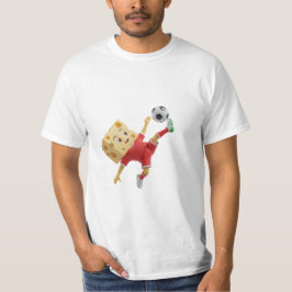 Switzerland Cheese Soccer Mascot T-Shirt - Group B Tシャツ