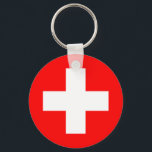 Switzerland Flag キーホルダー<br><div class="desc">Switzerland Flag</div>
