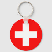 Switzerland Flag キーホルダー (正面)