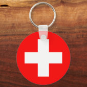 Switzerland Flag キーホルダー (正面)