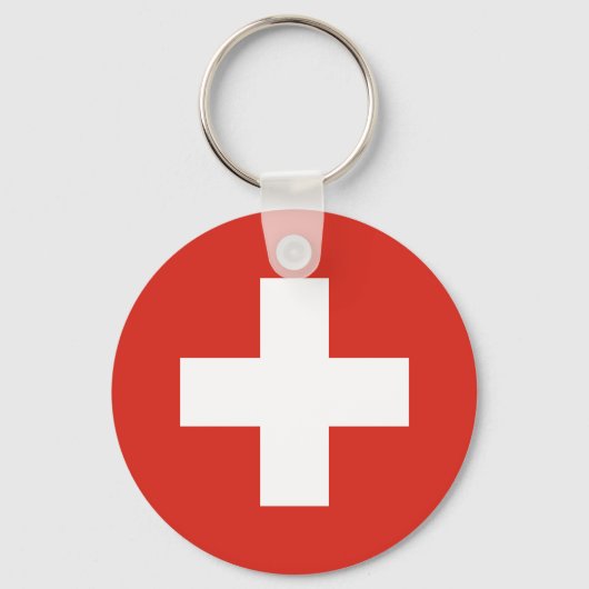 Switzerland Flag キーホルダー (正面)