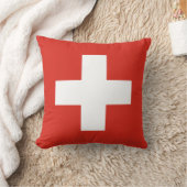 Switzerland Flag クッション (ブランケット)