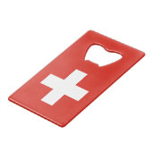 Switzerland Flag クレジットカード栓抜き (裏面アングル)