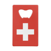 Switzerland Flag クレジットカード栓抜き (裏面)