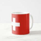 Switzerland Flag コーヒーマグカップ (正面右)