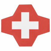 Switzerland Flag サッカーボール (フラット)