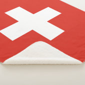Switzerland Flag シェルパブランケット (3/4)
