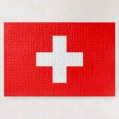 Switzerland Flag ジグソーパズル (横)