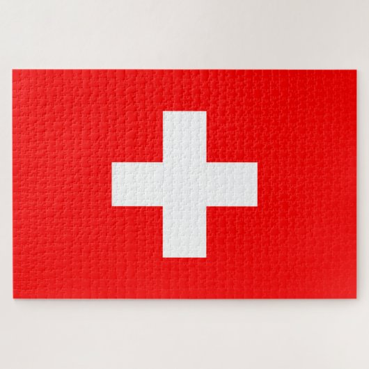 Switzerland Flag ジグソーパズル (横)