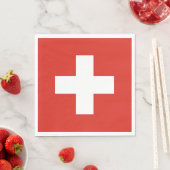 Switzerland Flag スタンダードランチョンナプキン (インサイチュ)