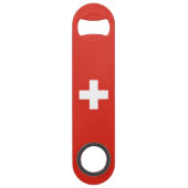 Switzerland Flag スピード栓抜き (正面)