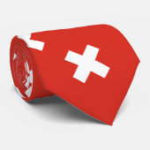 Switzerland Flag ネクタイ (ロール)