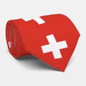 Switzerland Flag ネクタイ (ロール)