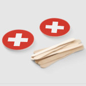 Switzerland Flag ハンドファン (組立なし)