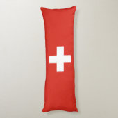 Switzerland Flag ボディピロー (裏面 (縦))