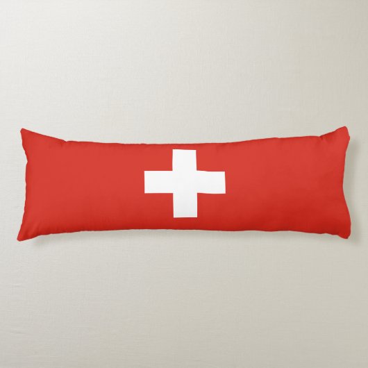 Switzerland Flag ボディピロー (正面)
