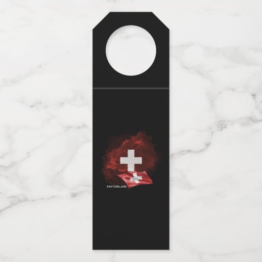 Switzerland flag ボトルネックタグ (正面)