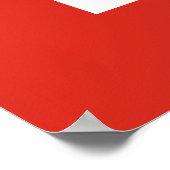 Switzerland Flag ポスター (角)