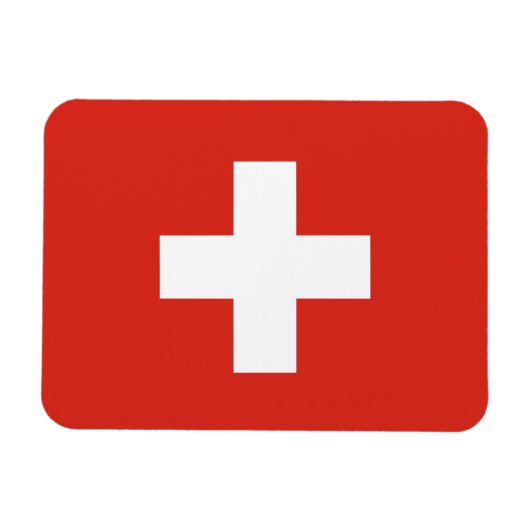 Switzerland Flag マグネット (横)