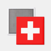 Switzerland Flag マグネット (正面/裏面)