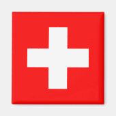 Switzerland Flag マグネット (正面)