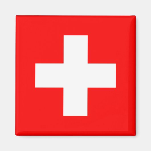 Switzerland Flag マグネット (正面)