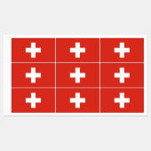 Switzerland Flag ラベル (シート)