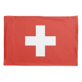 Switzerland Flag 枕カバー (裏面)