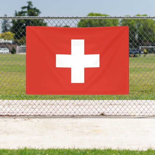 Switzerland Flag 横断幕 (インサイチュ)