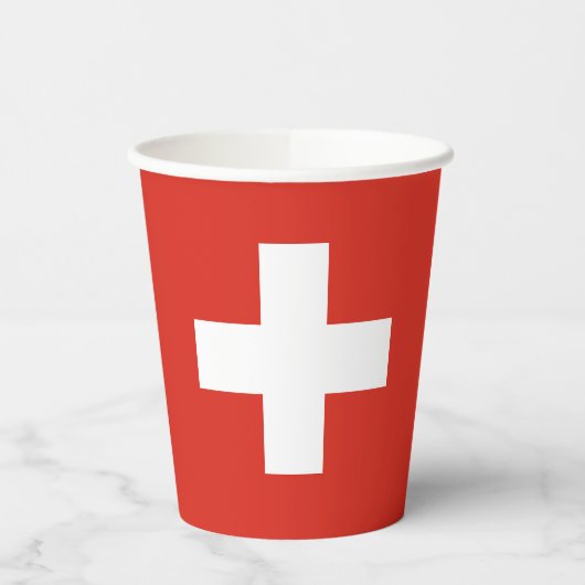 Switzerland Flag 紙コップ (左)