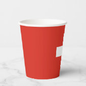 Switzerland Flag 紙コップ (正面)