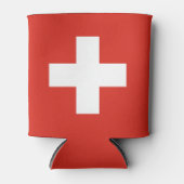Switzerland Flag 缶クーラー (正面)