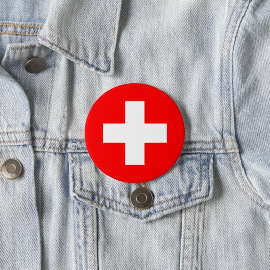 Switzerland Flag 缶バッジ (インサイチュ)