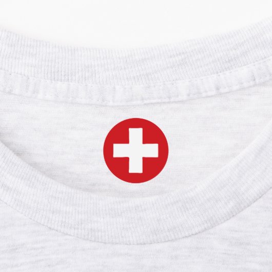 Switzerland Flag Emblem ラベル (貼付)