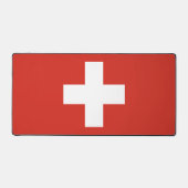 Switzerland flag phone case デスクマット (正面)