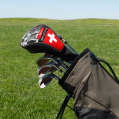 Switzerland Golf, Best Dad, Swiss Flag, Photo ゴルフヘッドカバー (インサイチュ)