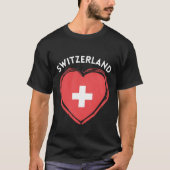 Switzerland heart tシャツ (正面)