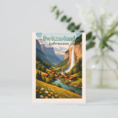 Switzerland Lauterbrunnen ポストカード (スタンド正面)