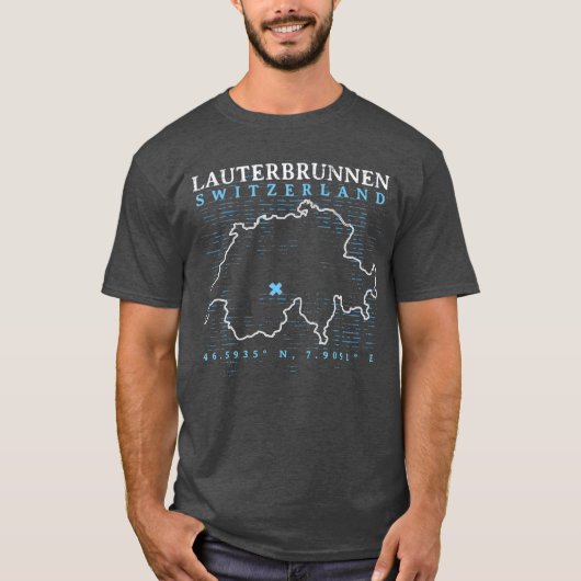 Switzerland Lauterbrunnen Tシャツ (正面)