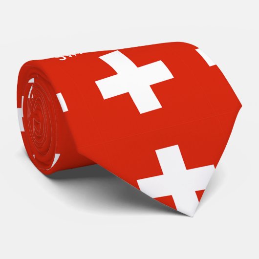 Switzerland national flag ネクタイ (ロール)