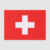 Switzerland paper tissue, Swiss Flag tissue paper 薄葉紙 (正面)