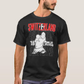 Switzerland Table Tennis  Support Swiss Ping Pong  Tシャツ (正面)