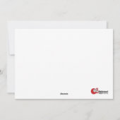 Swizzleスティッククリスマスフォトカパーソナライズされたードイン シーズンカード (裏面)