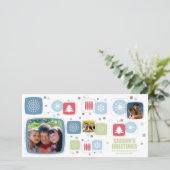 Swizzleスティッククリスマスフォトカード シーズンカード (スタンド正面)