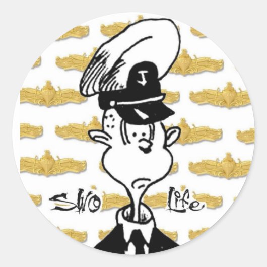 SWOライフステッカー ラウンドシール (正面)