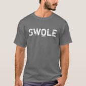 SWOLEはメンズボディービルのワイシャツのビキニの体育館を合わせます Tシャツ (正面)